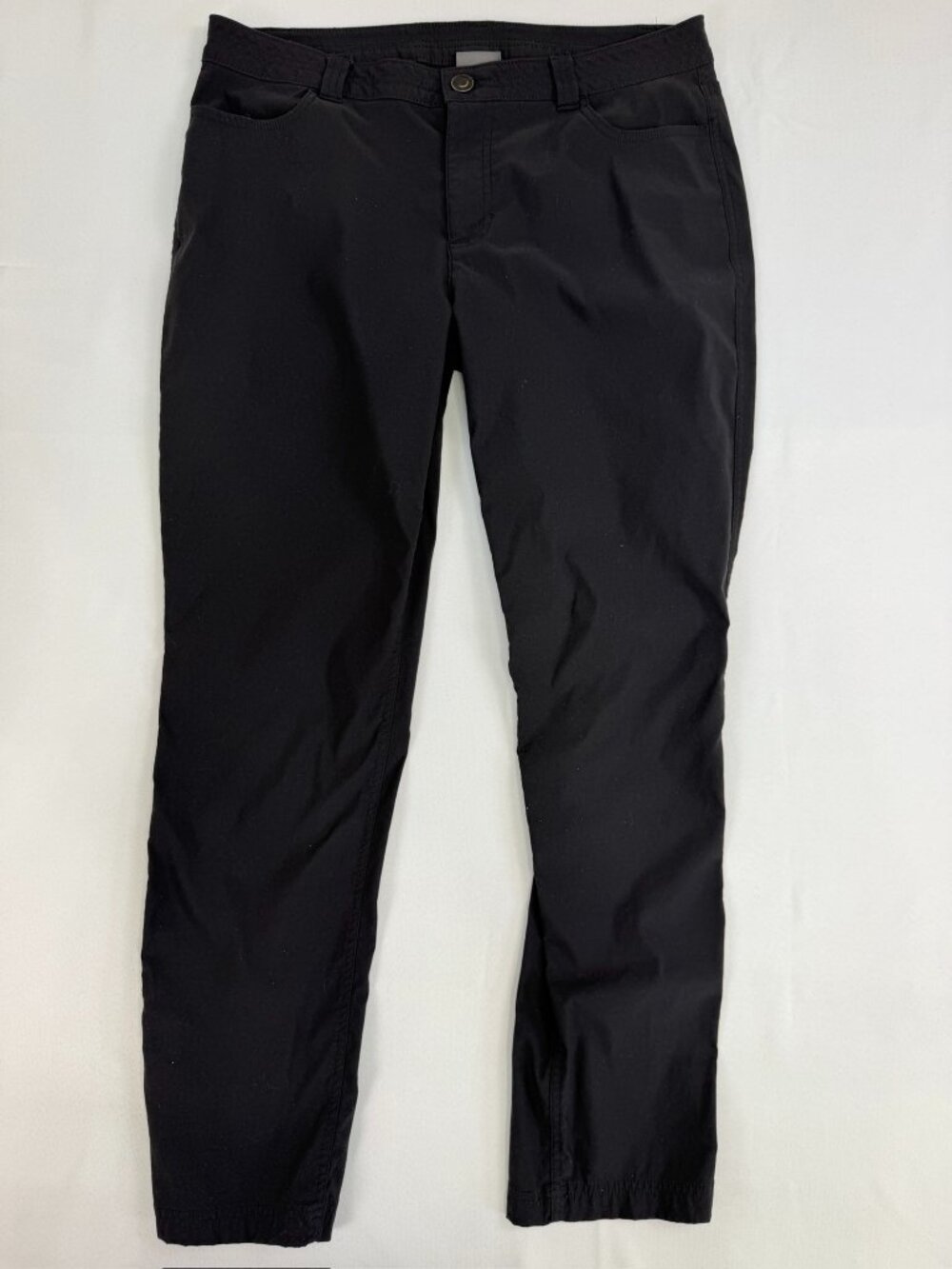 Eddie Bauer Black Straight-Leg Performance Pants